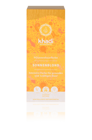 Pflanzenhaarfarbe Sonnenblond Khadi